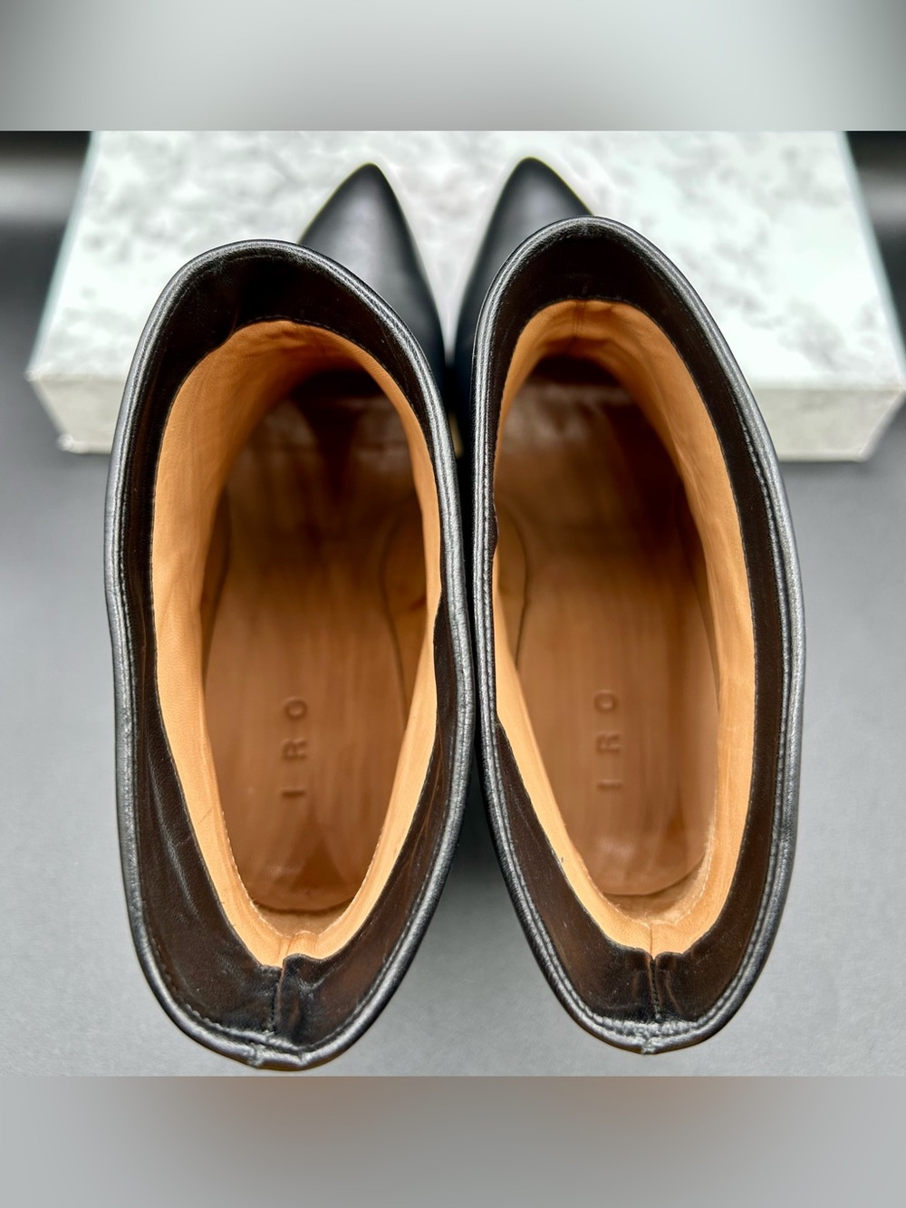 IRO Paris Portela Black Leather Boots. Size EU 39 - Picture 12 of 16